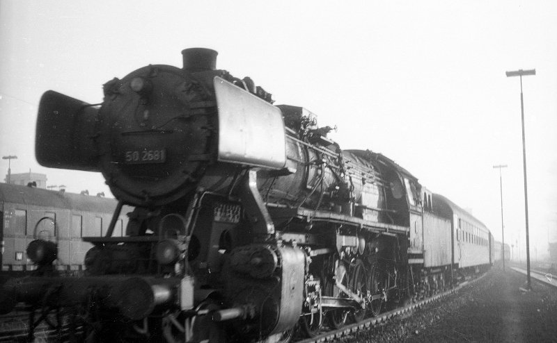 50 2681, rangiert Zug 1317; Bf Münster Hbf