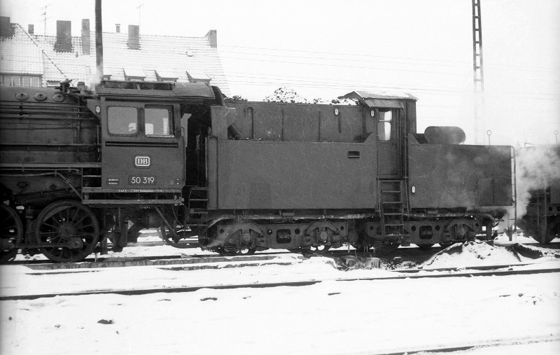 50 319, mit Kabinentender; Bw Münster