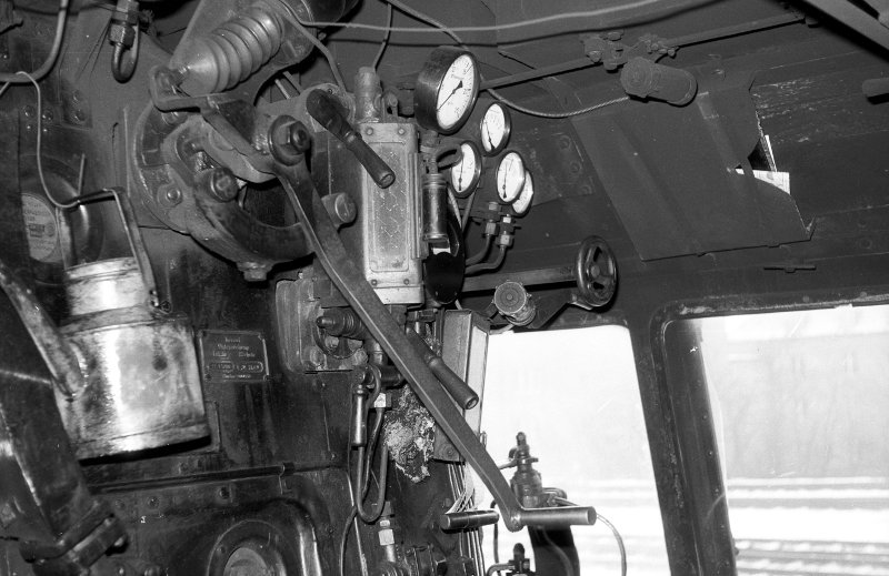 03 1021: Führerstand; Bw Münster