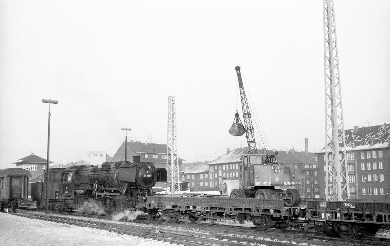 50 1699, Oberleitungsbauzug; Bf Münster Hbf