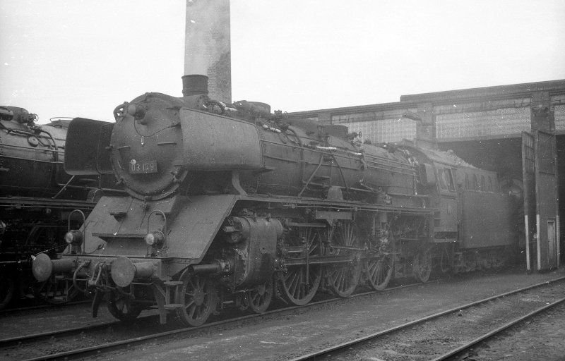 03 179, eingenebelt; Bw Köln Deutzerfeld