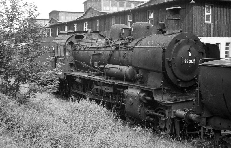 38 4026, Blick leicht von oben; Bw Freudenstadt