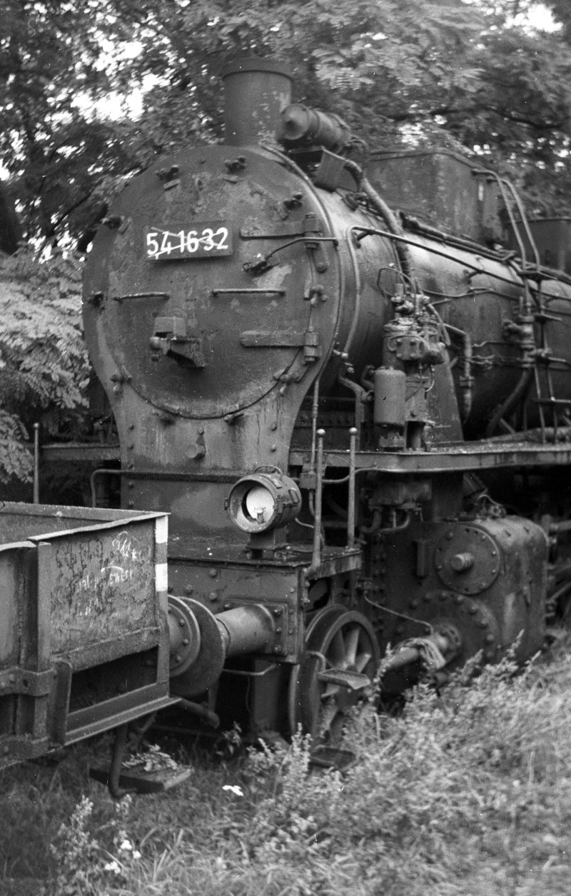 54 1632, abgestellt; Bw Nürnberg Rbf