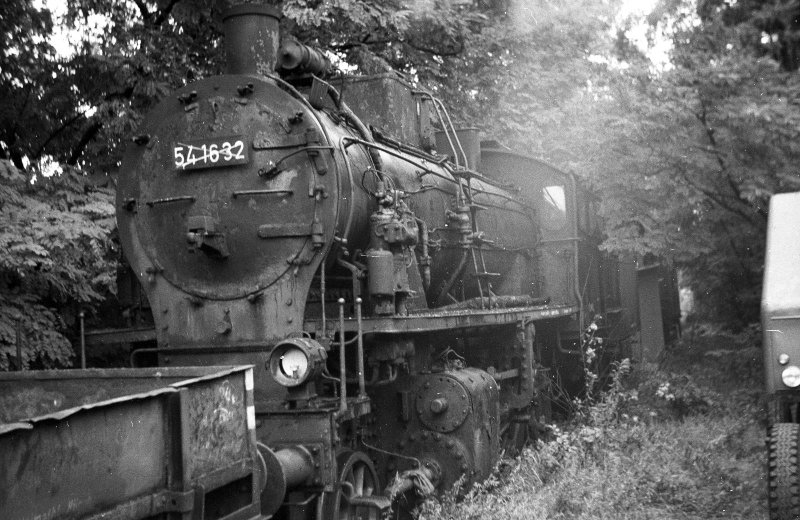 54 1632, abgestellt; Bw Nürnberg Rbf