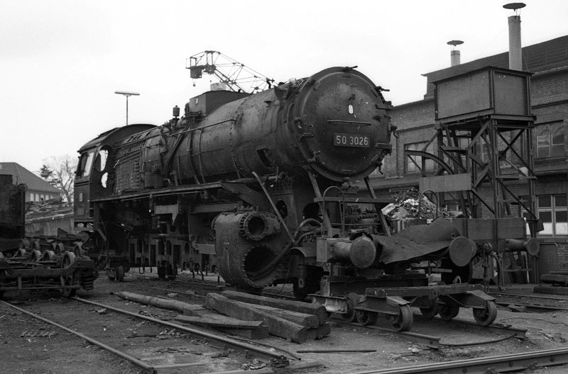 50 3026, in Verschrottung; AW Lingen