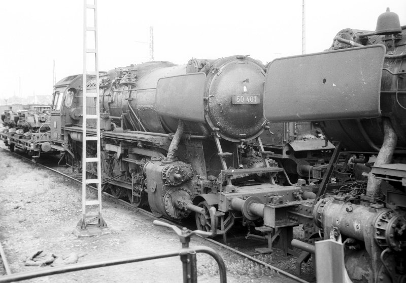 50 401, ausgemustert, ohne Tender; AW Bremen