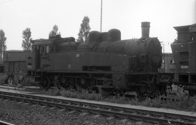 75 581; Bw Karl-Marx-Stadt Hbf