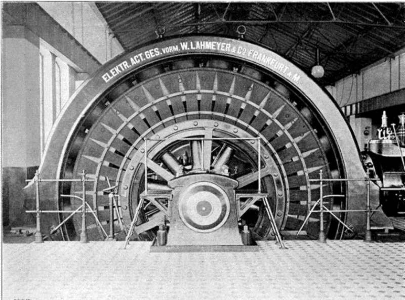 Expansionsdampfmaschine: Gleichstromgenerator