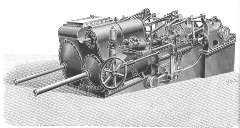 Schiffsdampfmaschine
