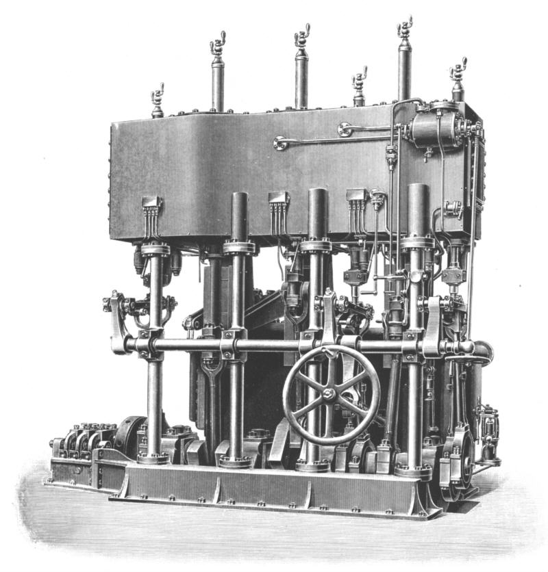 Schiffsdampfmaschine