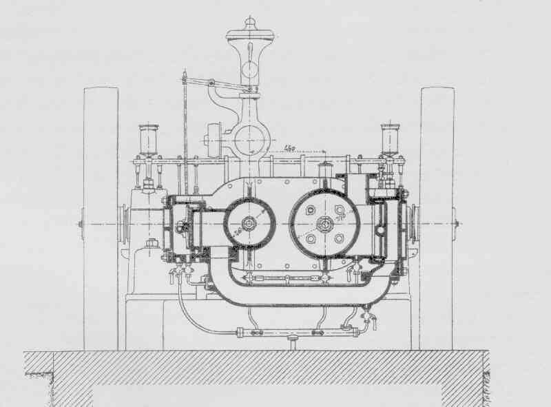 Expansionsdampfmaschine: Querschnitt