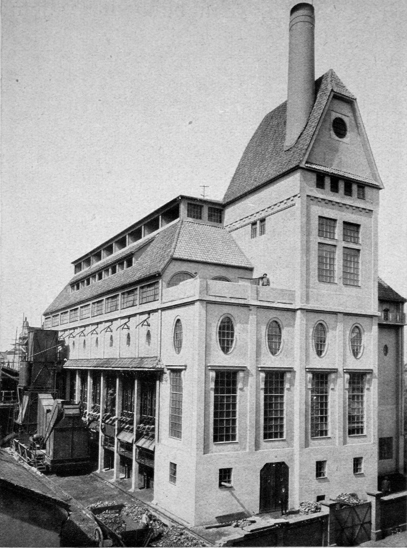 Schrägkammerofenhaus mit Löschturm