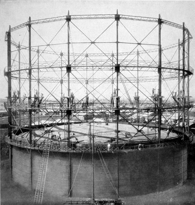 Gaswerk Osaka: Gasbehälter
