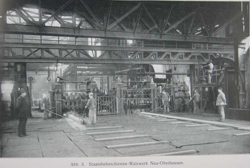 Gutehoffnungshütte: Schienenwalzwerk Neu-Oberhausen