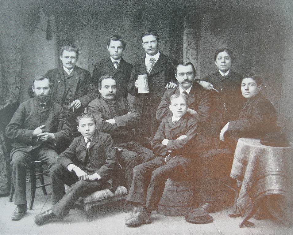 Erste Gefolgschaft im Jahre 1887