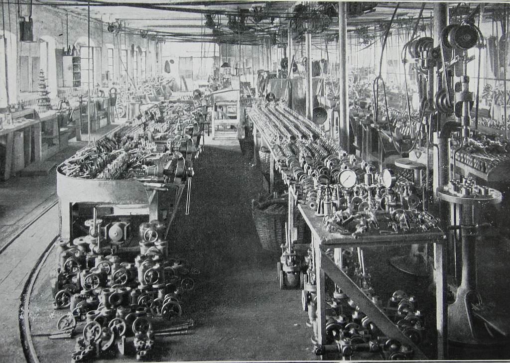 Armaturenfabrik des Lokomobilbaus