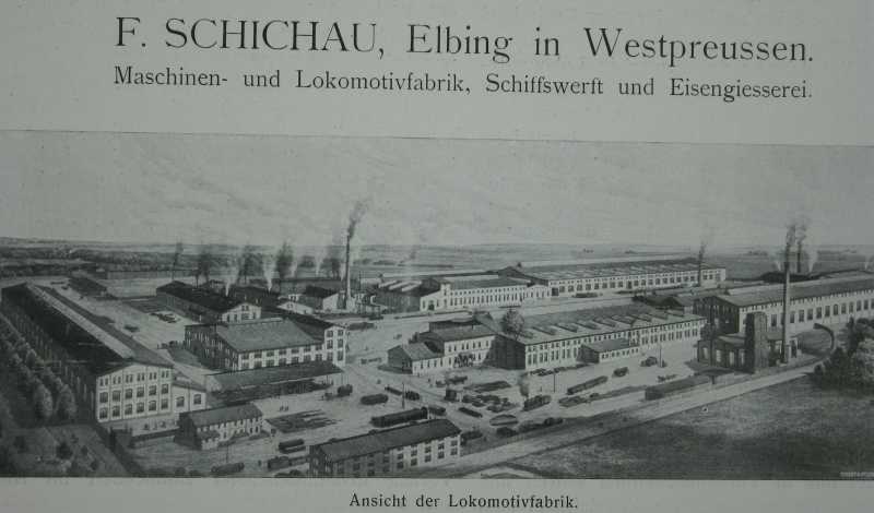 F. Schichau: Werksansicht