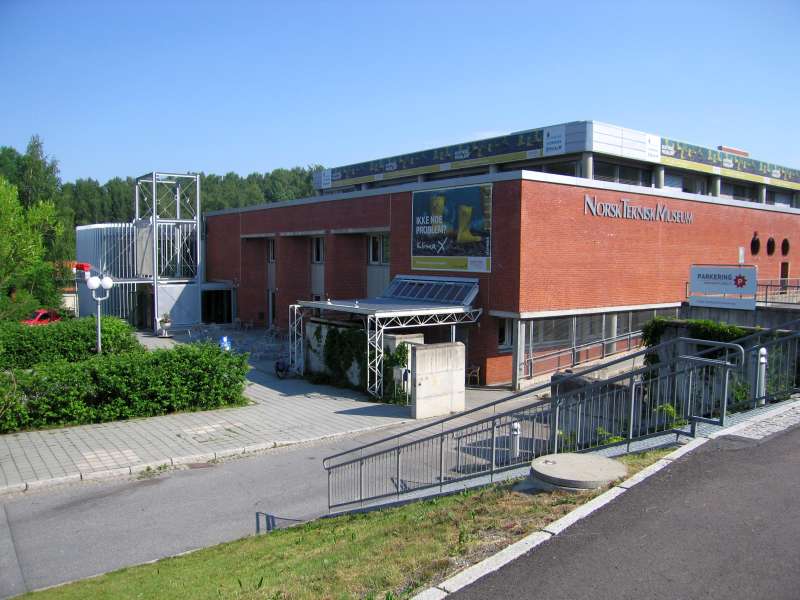 Tekniske Museum Oslo: Blick vom Bahnhof