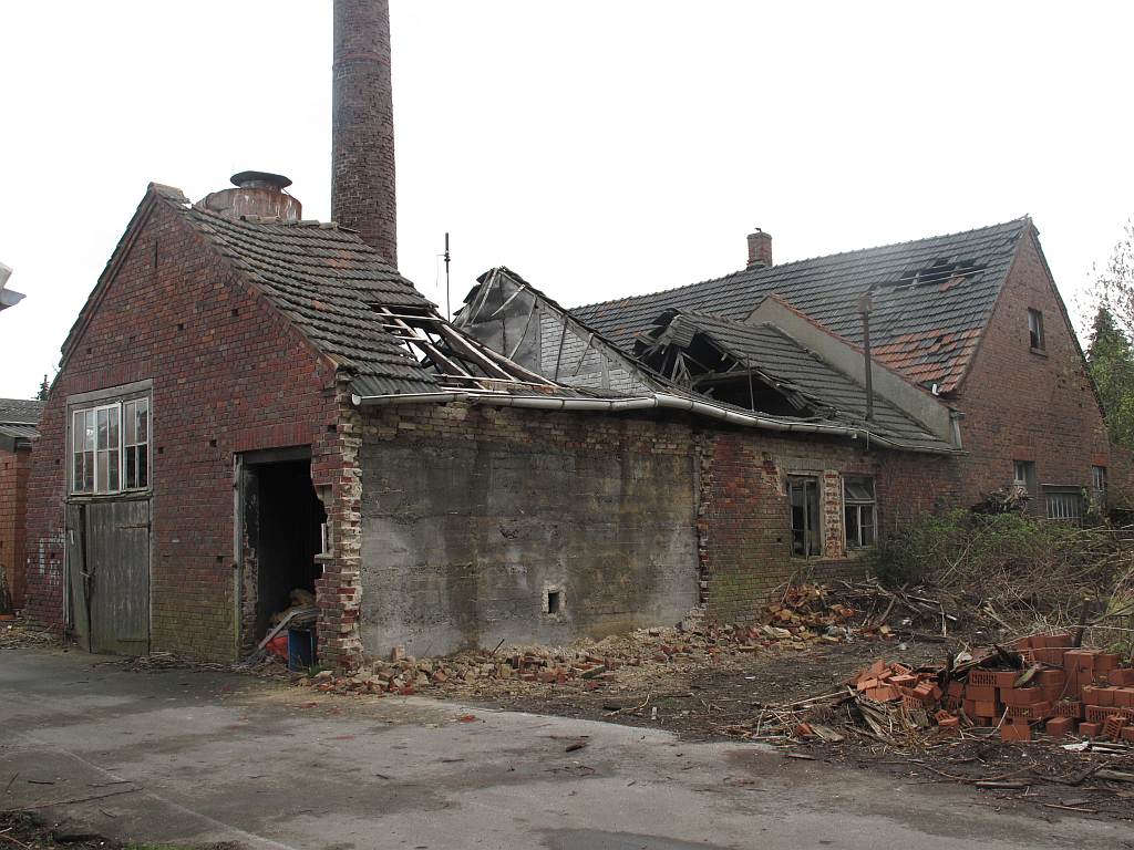 Maschinenhaus (vorderer Teil: Feuerung)