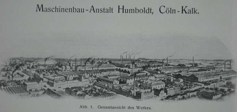 Maschinenbau-Anstalt Humboldt: Gesamtansicht der Fabrik