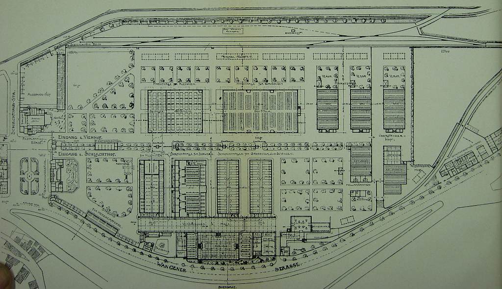 Schlachthof Stuttgart: Lageplan