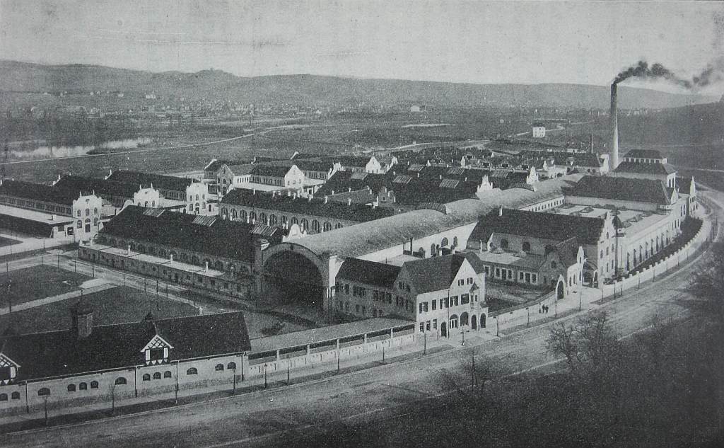 Ansicht. Im Vordergrund die Wangener Straße