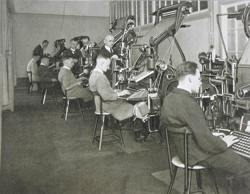 Linotype-Haus: Setzschule
