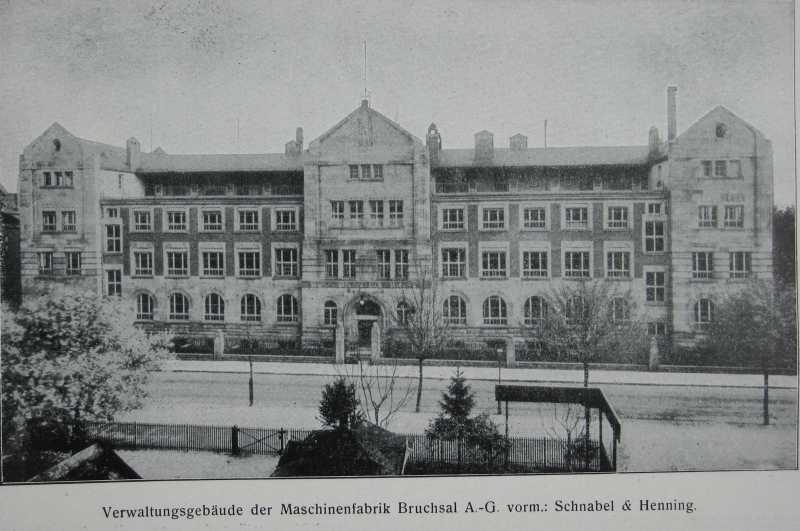 Maschinenfabrik Bruchsal AG.: Verwaltungsgebäude