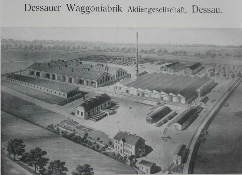 Dessauer Waggonfabrik Aktiengesellschaft: Gesamtansicht