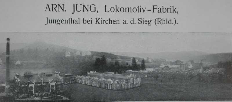 Arn. Jung Lokomotivfabrik GmbH: Gesamtansicht der Fabrik