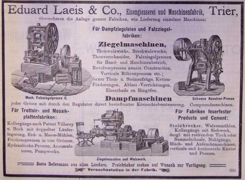 Eduard Laeis & Co.: Anzeige