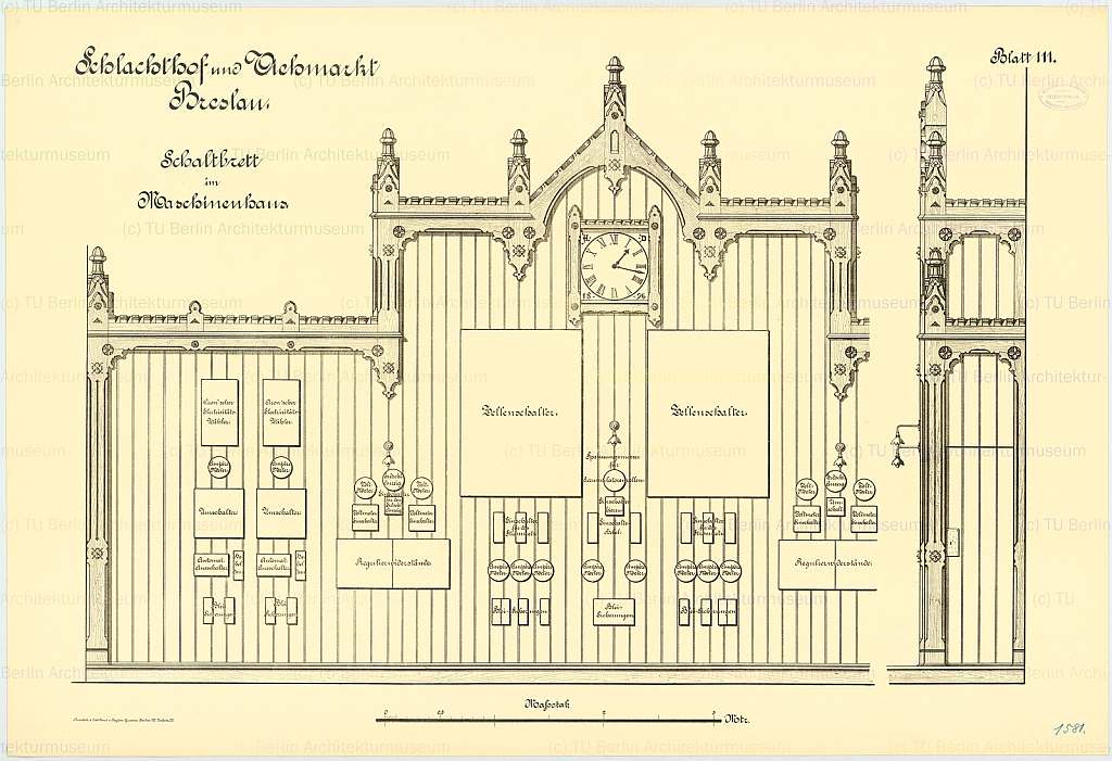 Schaltbrett im Maschinenhaus