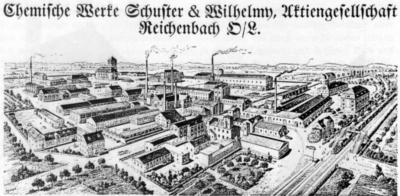 Schuster & Wilhelmy A.-G., Fabrik Reichenbach