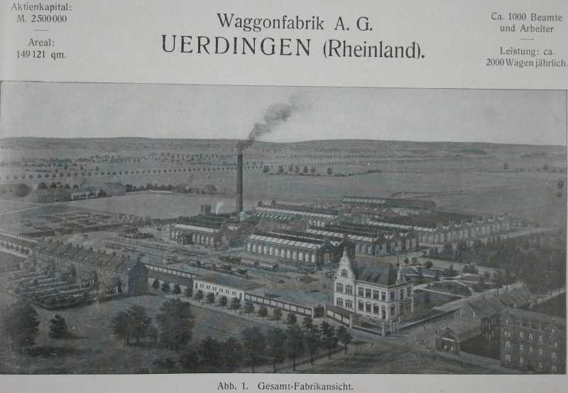 Waggonfabrik Uerdingen AG: Gesamtansicht