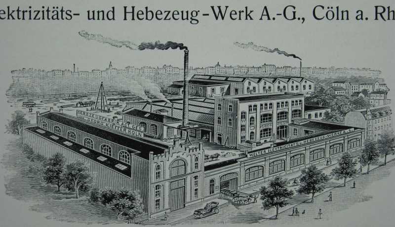 Welter Elektrizitäts- und Hebezeug-Werk A.-G.: Fabrikanlage