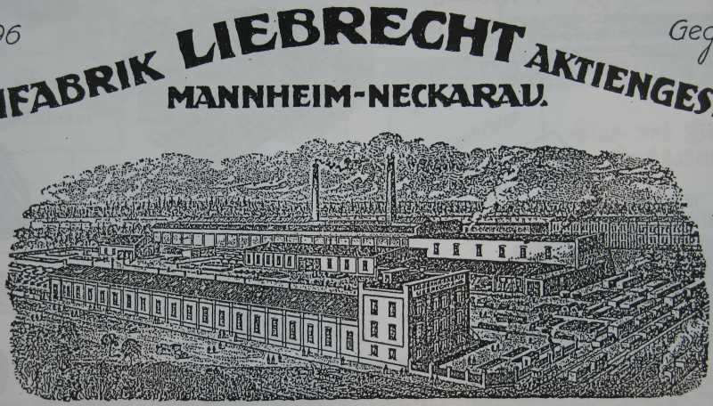 Liebrecht & Comp.: Fabrikansicht