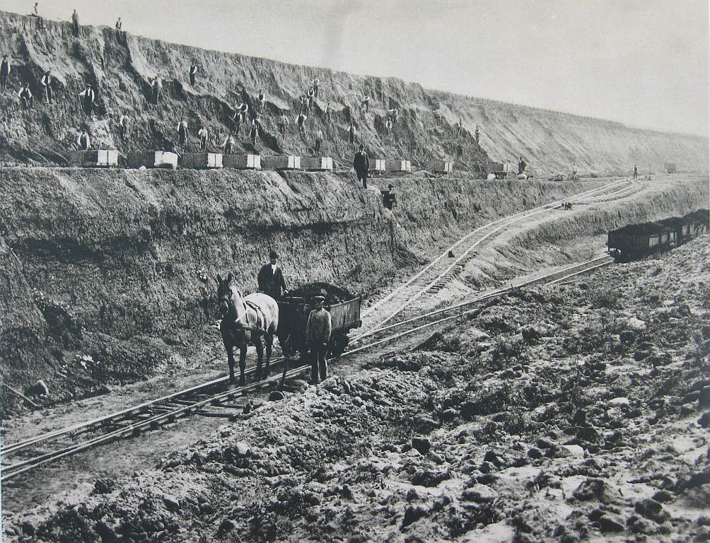 Erzbergbau Lengede. Tagebau Sophienglück-Mathilde