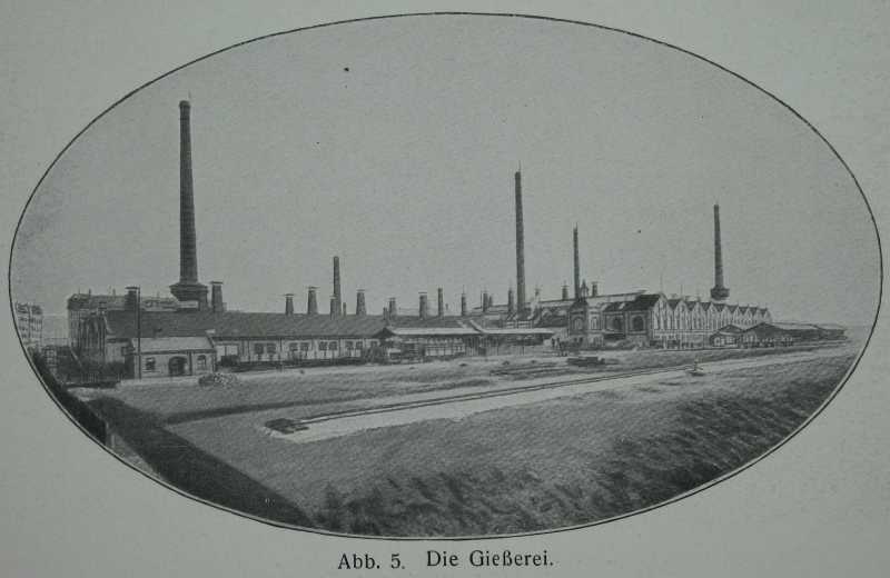 Sächs. Maschinenfabrik: Gießerei