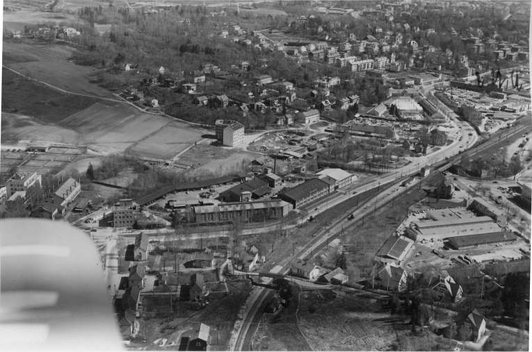 Firmenansicht (Luftbild, 1954)