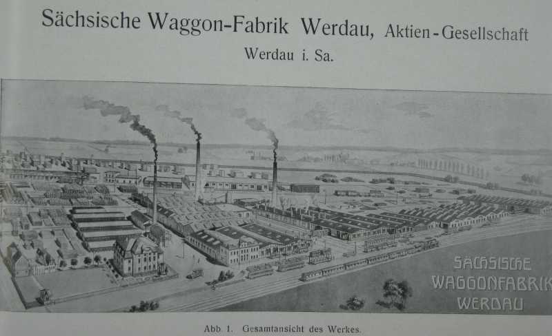 Sächs. Waggonfabrik Werdau: Gesamtansicht