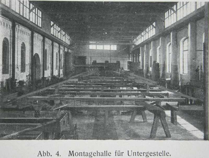 Gew. Mechernich: Montagehalle für Wagen-Untergestelle