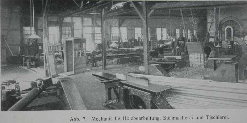 Gewerkschaft Mechernicher Werke: Holzbearbeitungswerkstätte