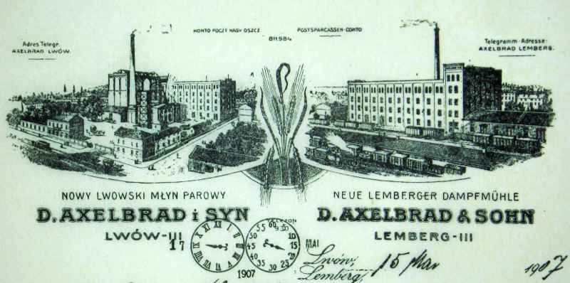 D. Axelbrad & Sohn: Briefkopf