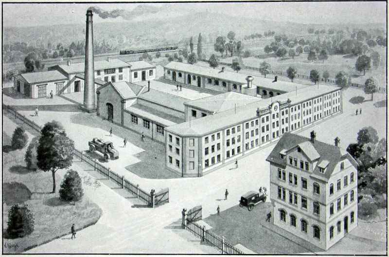 Uhrenfabrik Laufamholz Köhler & Co.: Fabrikansicht