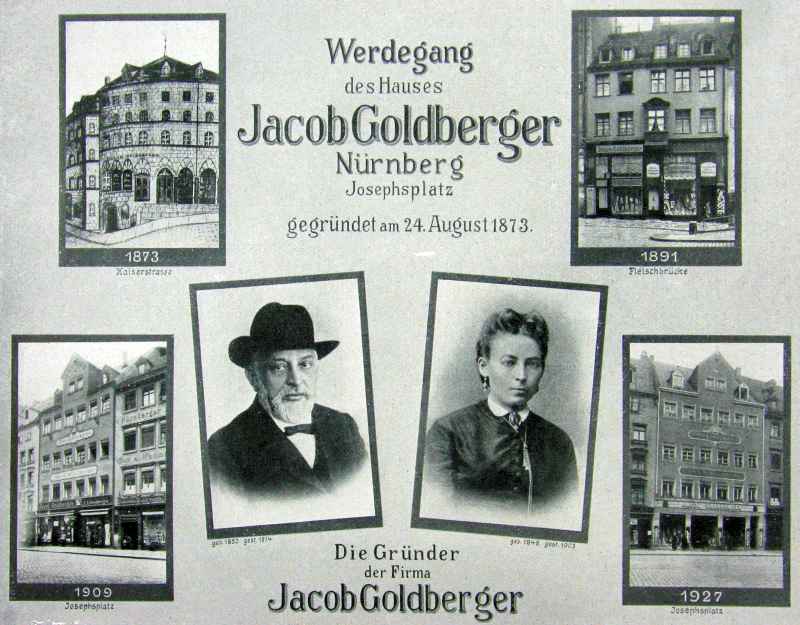 Jacob Goldberger: Firmenansichten und Gründer