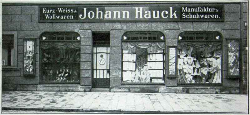 Kaufhaus Johann Hauck: Geschäft