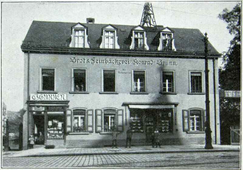 Konrad Brünn, Dampfbäckerei: Geschäftshaus