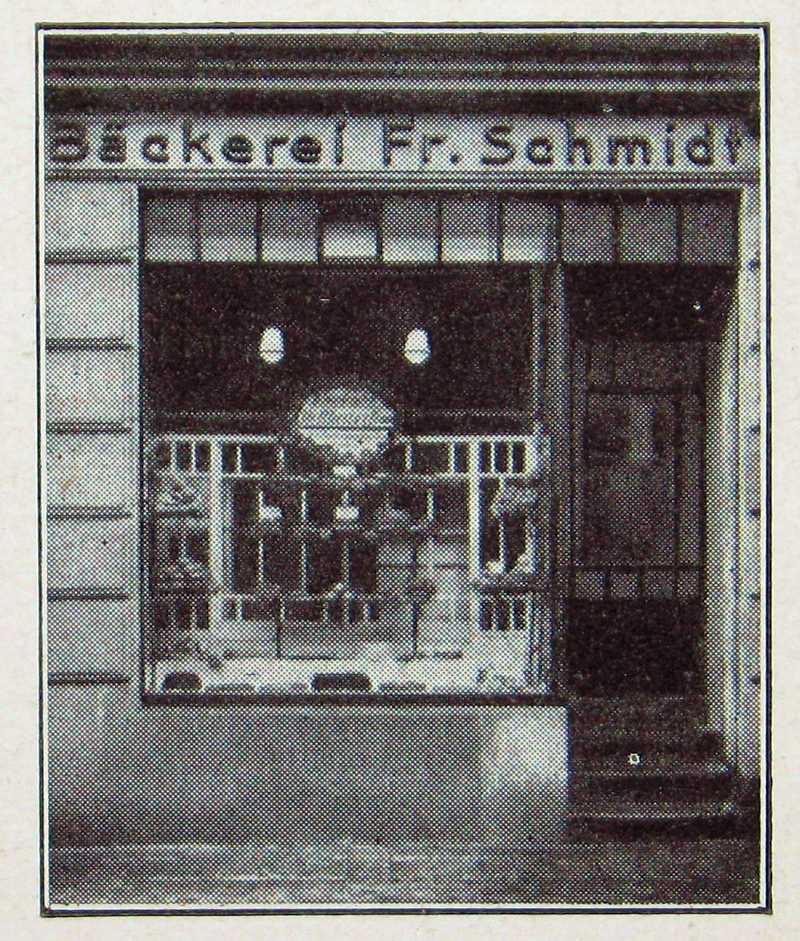 Friedrich Schmidt, Dampfbäckerei: Geschäft