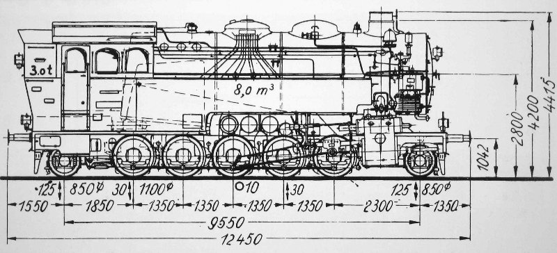 Skizze der 95 6676-6679 (ex HBE)