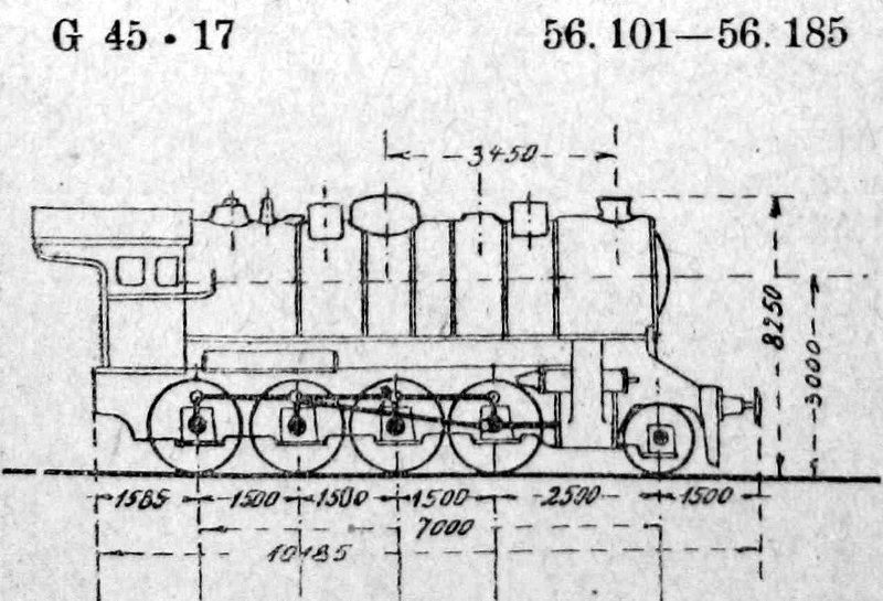 Skizze der G 8.3 (Preußen) = 56.1 (DR)